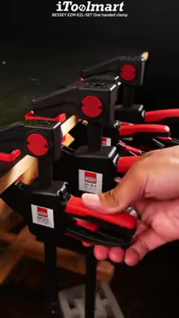 แคลมป์จับชิ้นงาน BESSEY EZM-EZL-SET One handed clamp (4 ตัว)