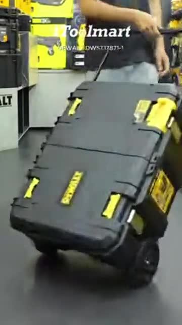 ชุดกล่องรถเข็น DEWALT DWST17871-1 TSTAK ขนาด 30 แกลลอน