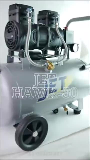 ปั๊มลมออยฟรี JET Hawk-50 ขนาด 50 ลิตร
