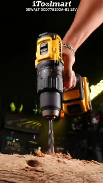 สว่านกระแทกไร้สาย DEWALT DCD7781D2A-B1 18V. พร้อมชุดดอกสว่าน 109 ชิ้น