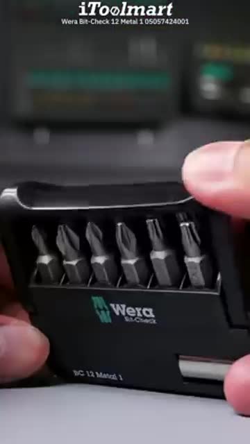 ชุดดอกไขควง Wera Bit-Check 12 Metal 1 05057424001 ชุด 12 ชิ้น