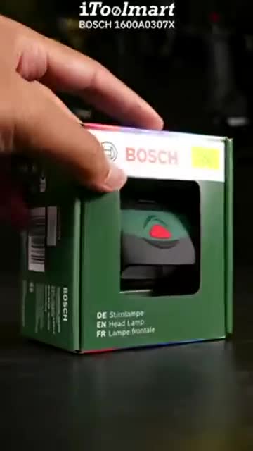 ไฟฉายแอลอีดี แบบคาดหัว BOSCH 1600A0307X ปรับไฟได้ 3 ระดับ