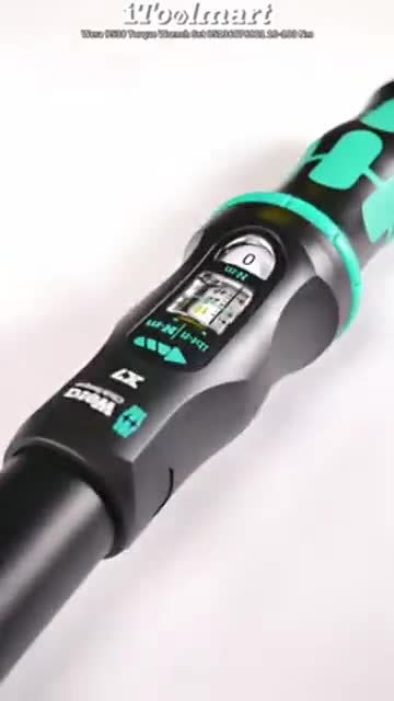 ชุดประแจทอร์คปากเลื่อน Wera 9530 Torque Wrench Set 05136076001 10-100 Nm สำหรับติดตั้งเครื่องปรับอากาศ (4 ชิ้น)
