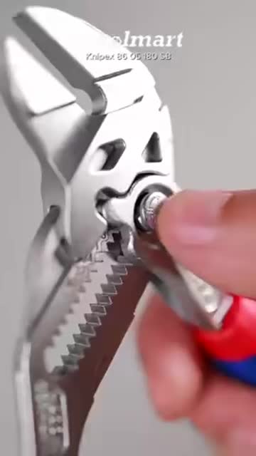 คีมคอม้า Knipex 86 05 180 SB Pliers Wrenches 180 mm.