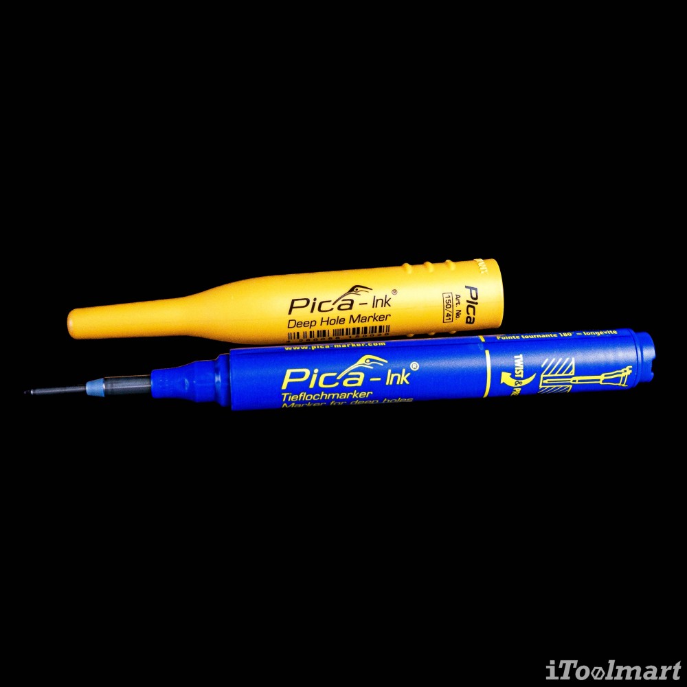  ปากกา มาร์คจุด PICA INK 150/41/SB สีน้ำเงิน marker for deep holes