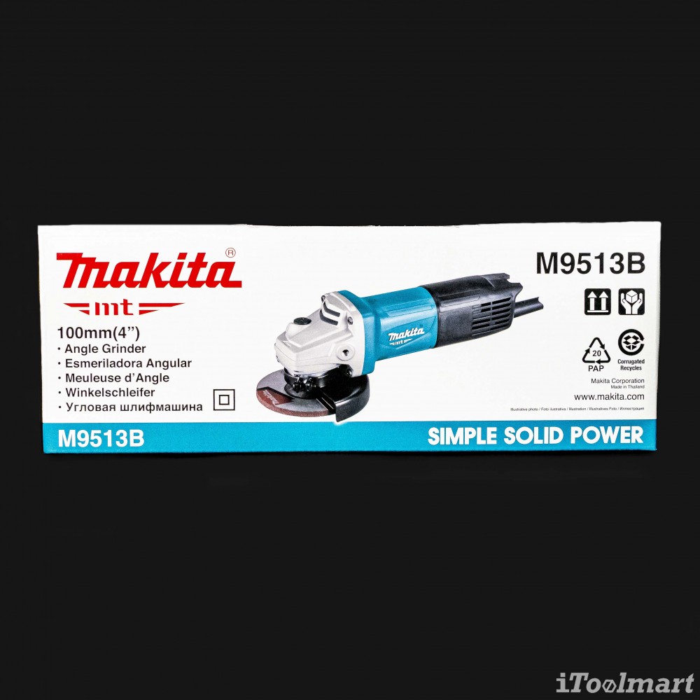 เครื่องเจียรไฟฟ้า MAKITA M9513B ขนาด 4 นิ้ว (สวิทซ์ท้าย) 850W.