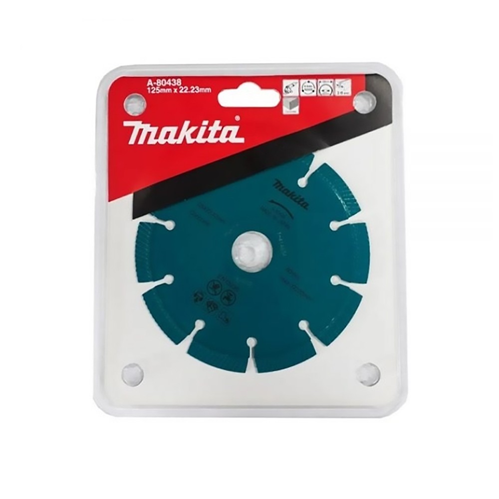 ใบตัดเพชร MAKITA A-80438 ขนาด 5 นิ้ว (125 x 22.23 x 7.5 mm)
