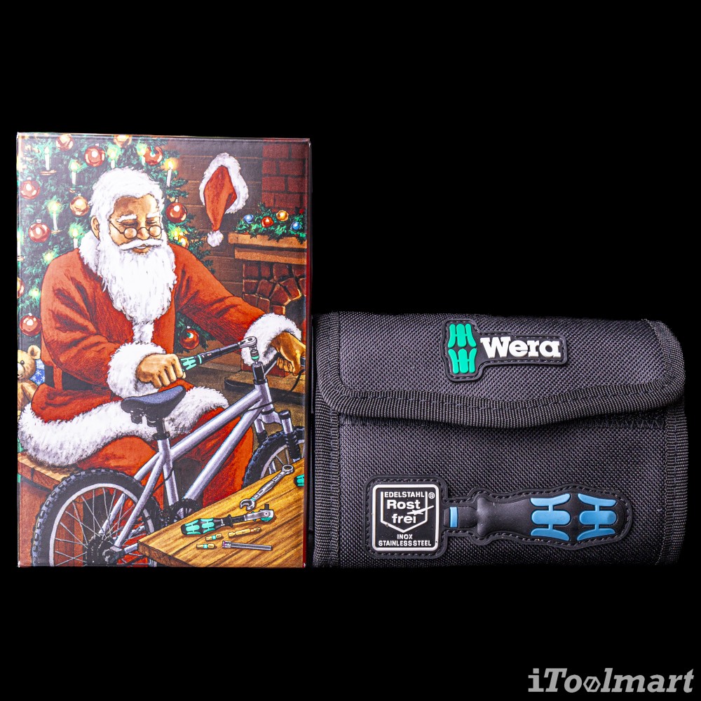 ชุดไขควงสแตนเลส Wera Kraftform  KK 41 Stainless Christmas 2018 05135984001