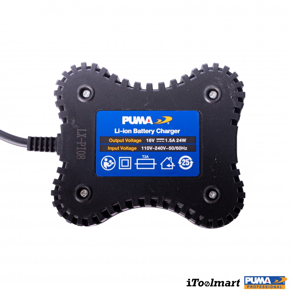 สว่านไร้สายไร้แปรงถ่าน PUMA  PM-D1016BL ขนาด 10 mm 16V