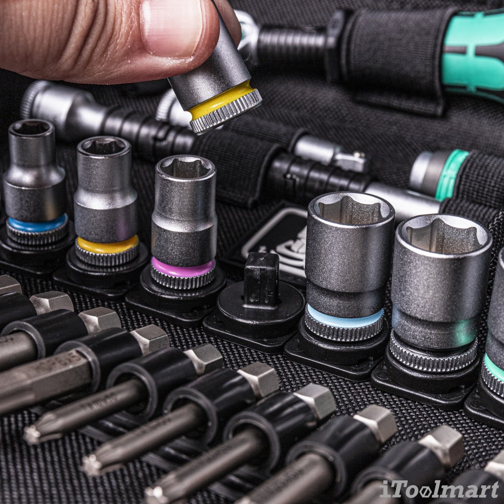 ชุดประแจ Wera Zyklop Speed 8100 SA 6 ขนาด 1/4 นิ้ว 05004016001 ชุด 28 ชิ้น