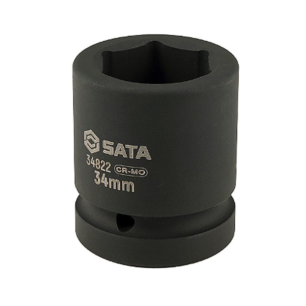 ลูกบล็อกลมสั้น 37 mm. 1 นิ้ว 6 เหลี่ยม SATA 34825