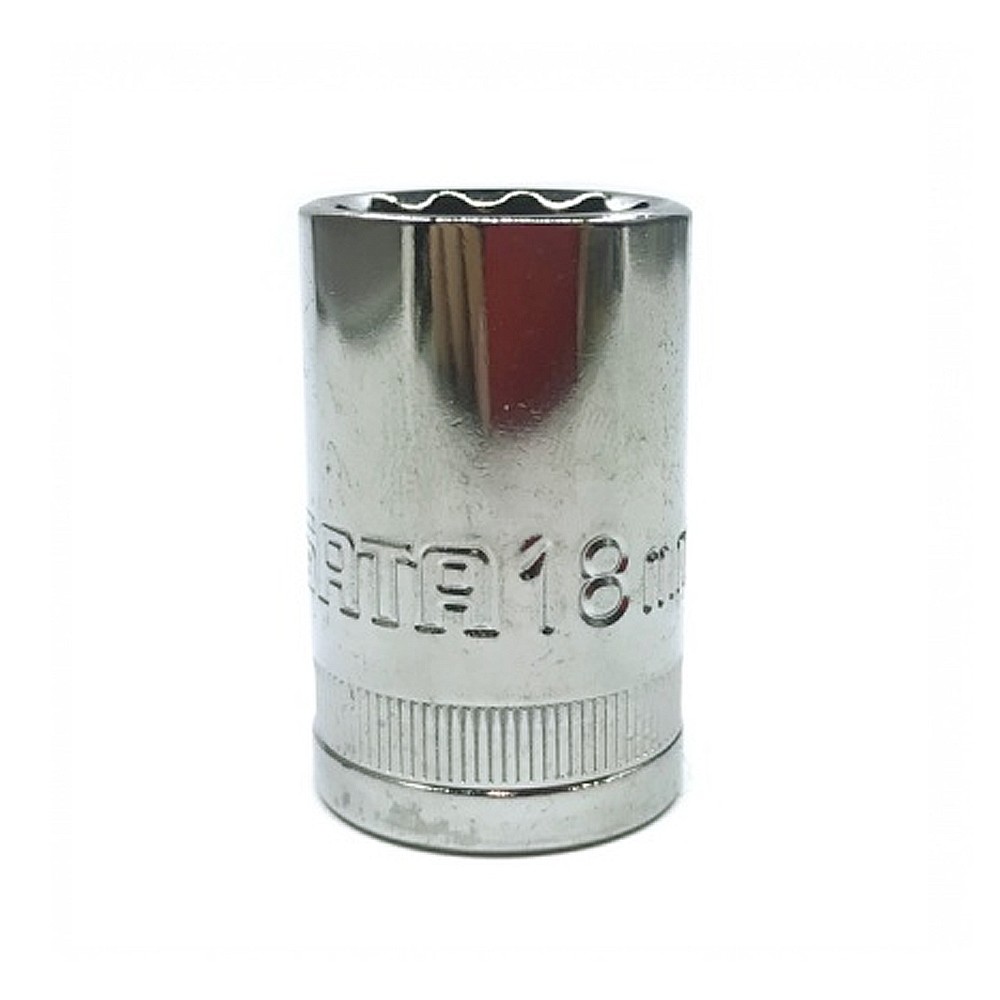 ลูกบล็อกสั้น 18 mm. 1/2 นิ้ว 12 เหลี่ยม SATA 13609