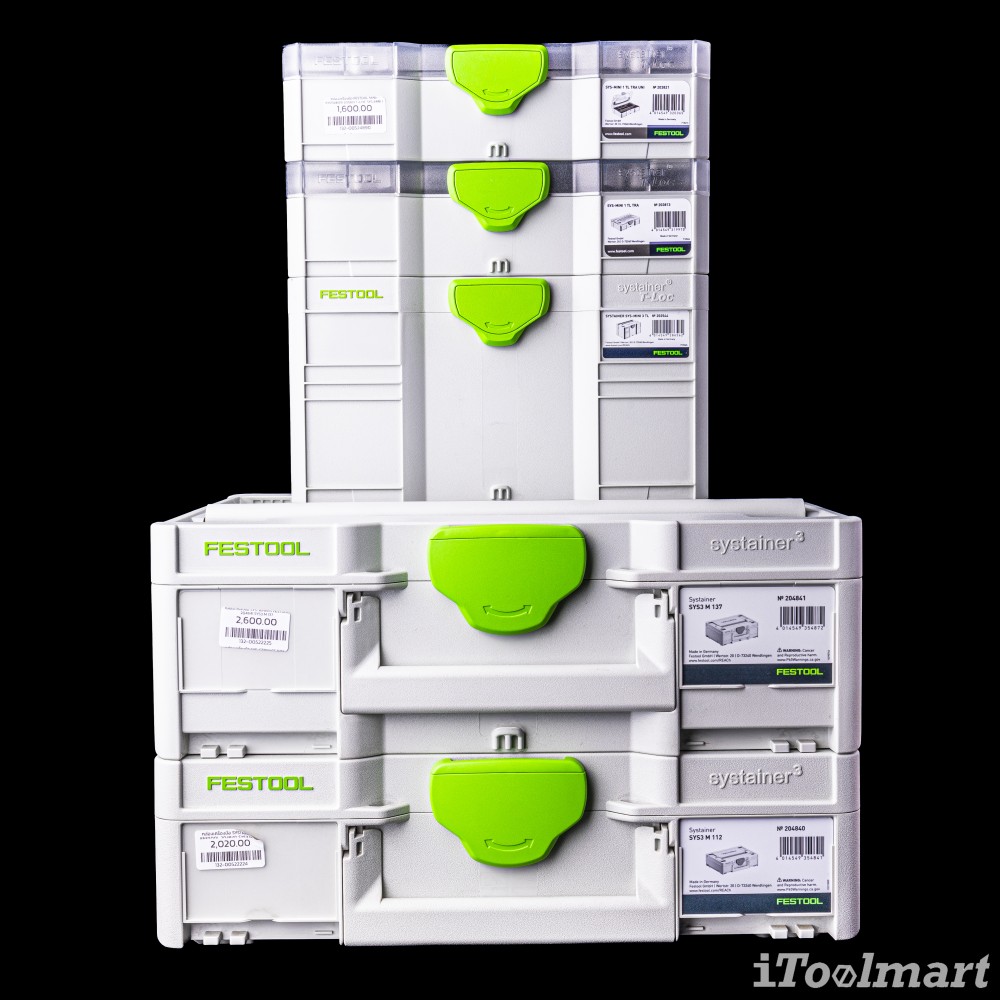 กล่องเครื่องมือ SYSTAINERS FESTOOL 204841 SYS3 M 137