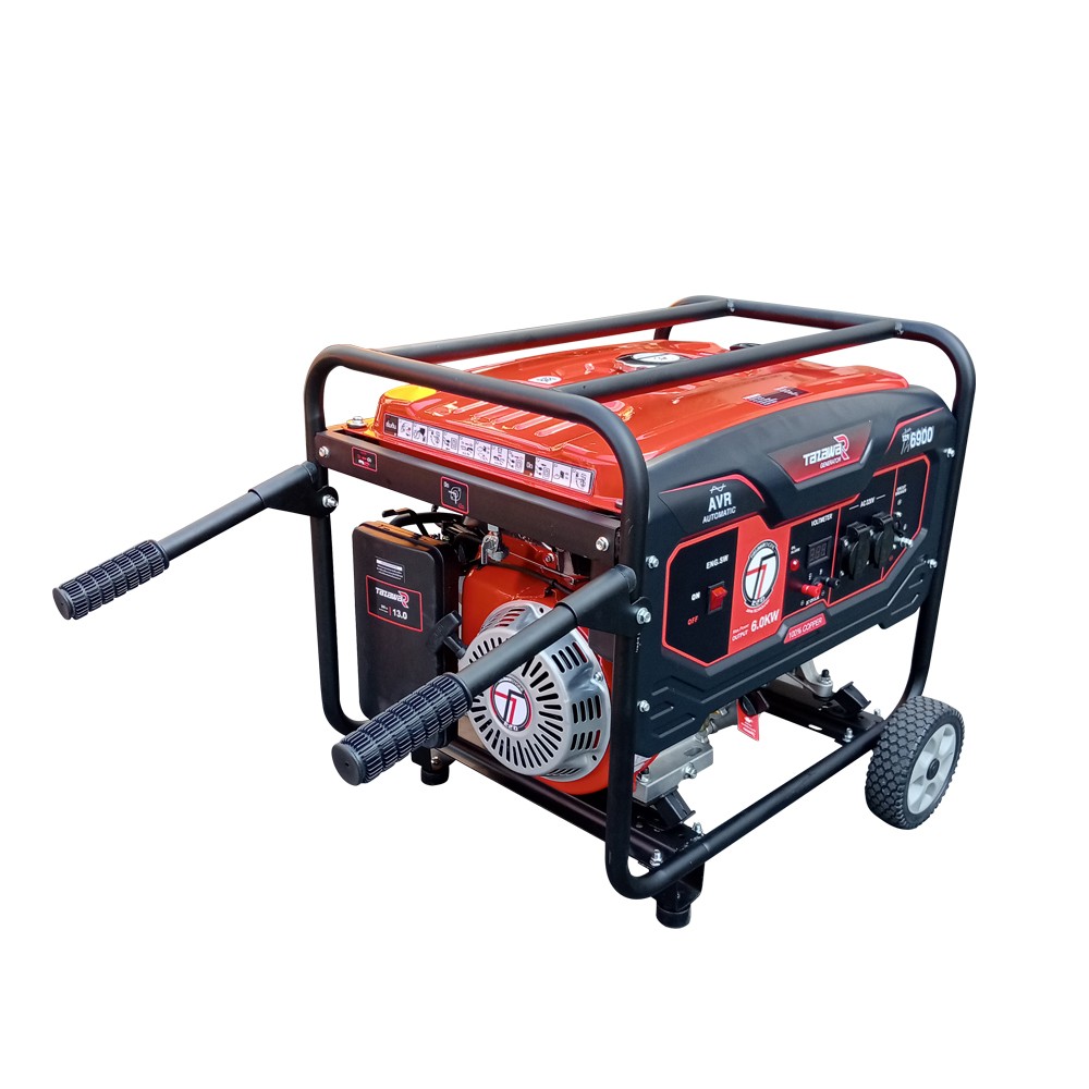 เครื่องปั่นไฟ เบนซิน TAZAWA TZR 6900E ระบบสตาร์ทไฟฟ้า กำลังไฟ 5.3 kW