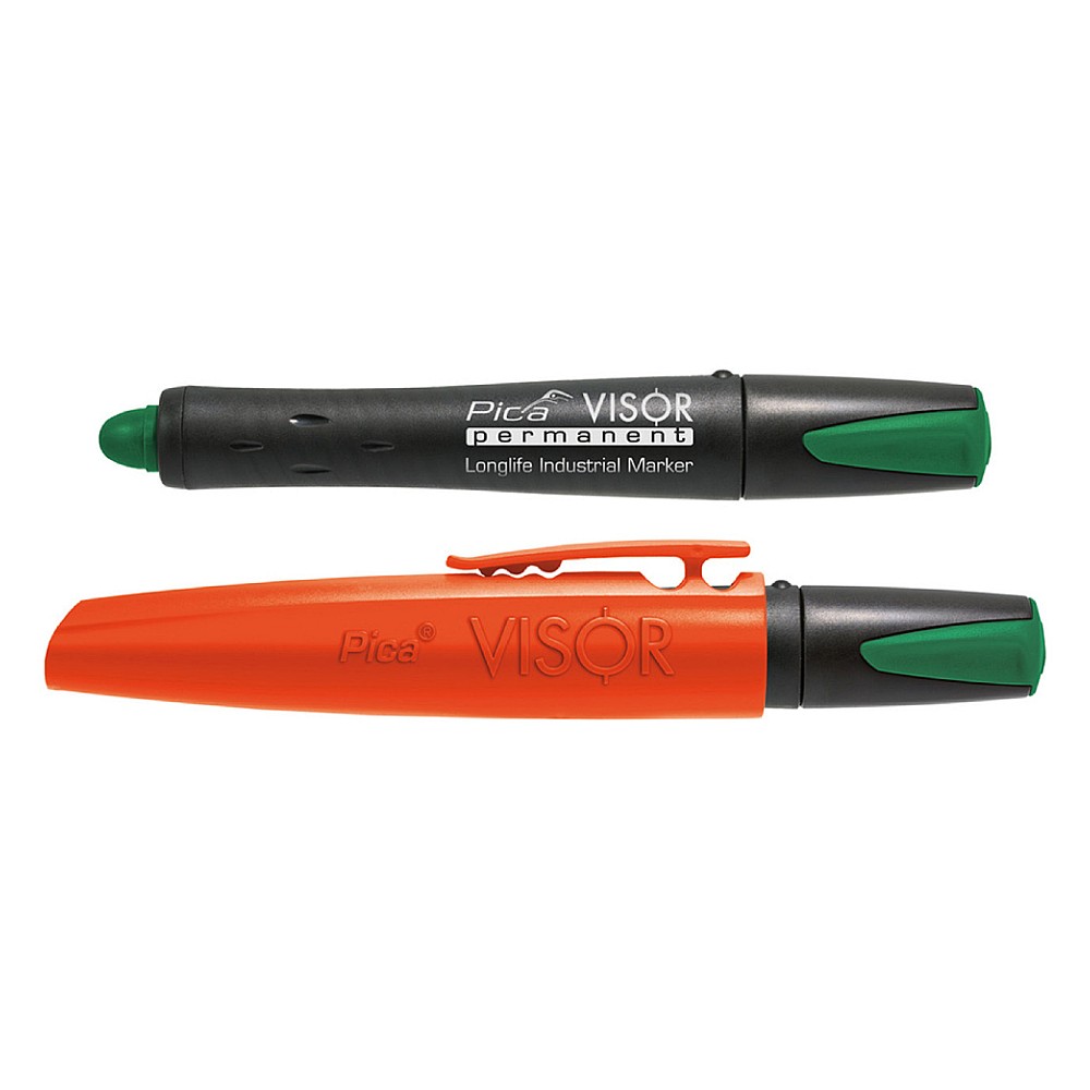 ปากกา มาร์คเกอร์ PICA 990/36 VISOR permanent marker, สีเขียว ขนาด 10.0 mm.