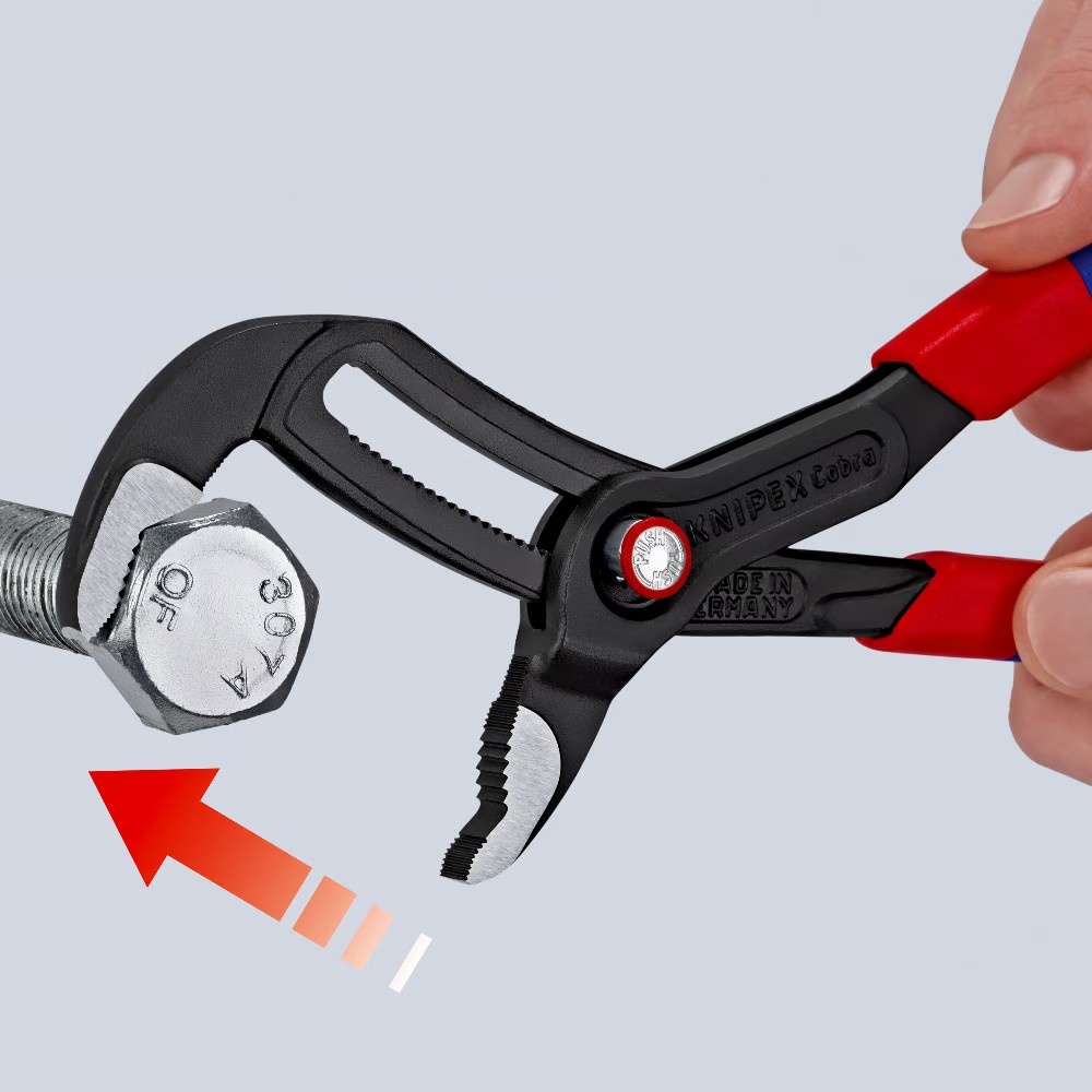 คีมคอม้า คอบบร้า KNIPEX Cobra 87 21 300 SB ขนาด 300 mm. (KNIPEX Cobra® Quick Set)