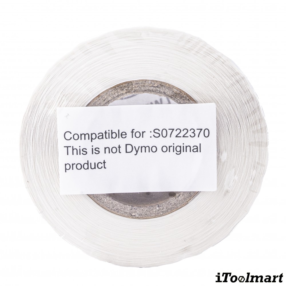 เทปติดฉลาก BASIC INDUSTRIAL S0722370 (99010 with chip) ขนาด 28 x 89 มม. สีขาว