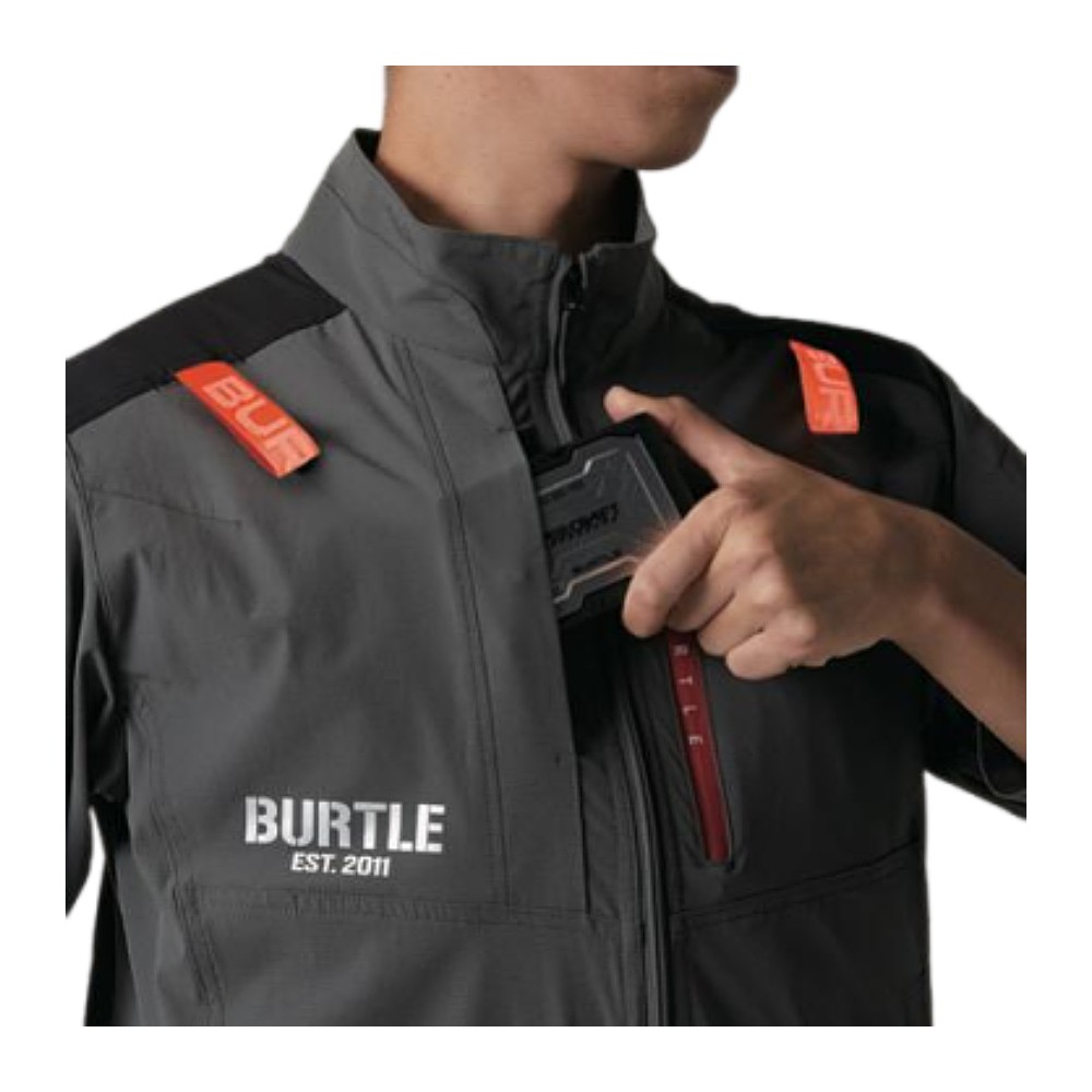 เสื้อพัดลมไร้สาย BURTLE AIRCRAFT AC2006 สีดำ