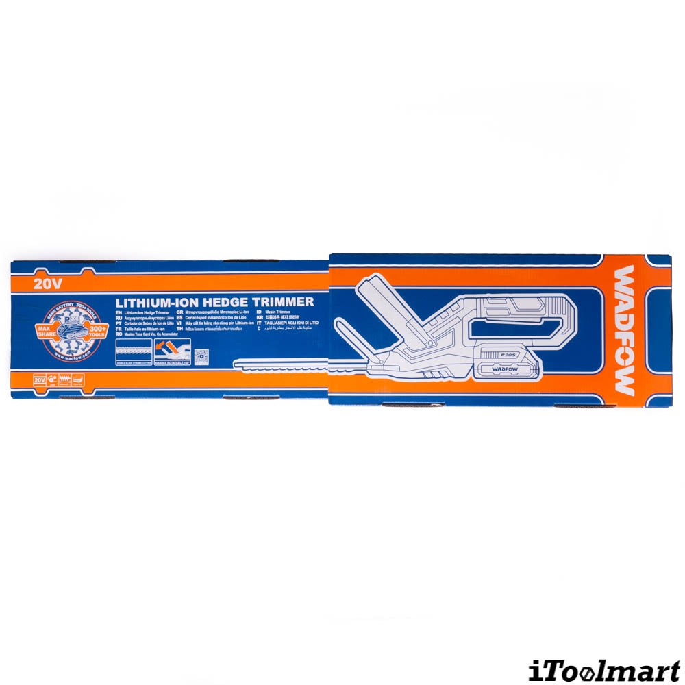เครื่องตัดแต่งพุ่มไม้ไร้สาย WADFOW WLYP546 20V 