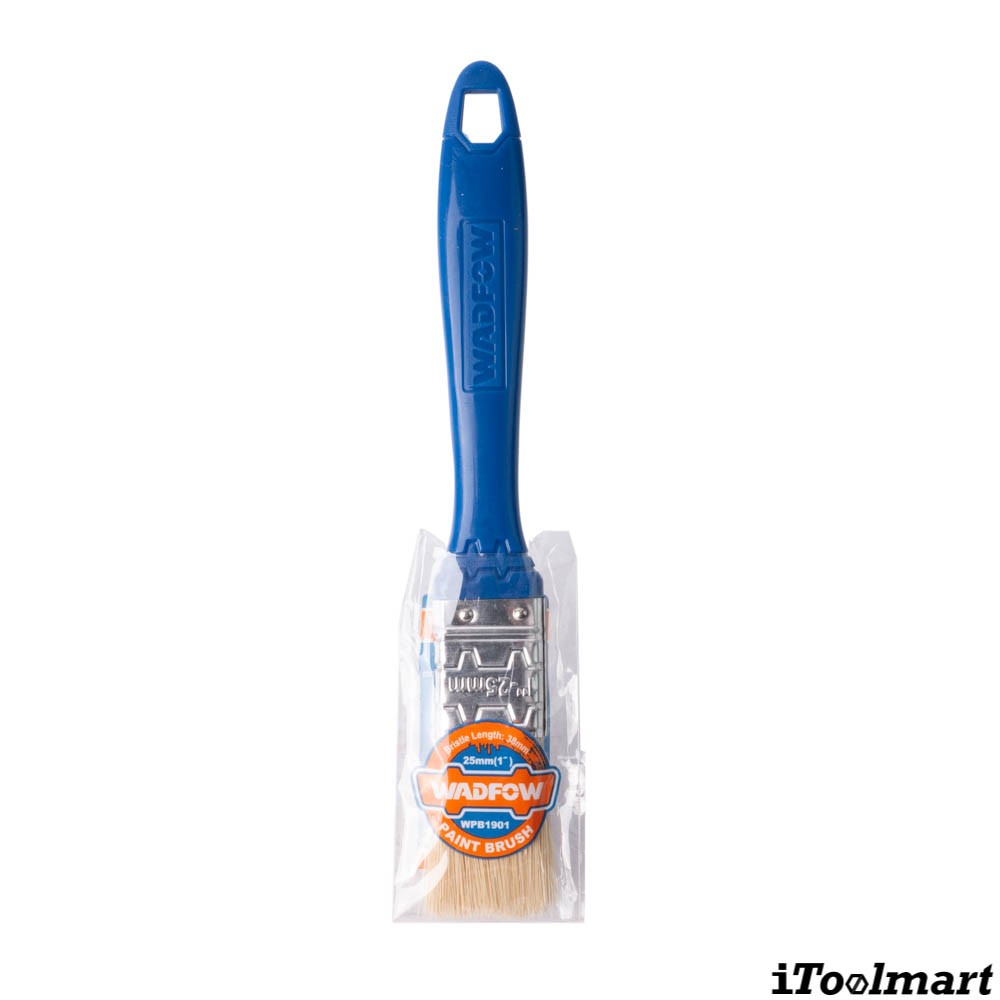 แปรงทาสี WADFOW WPB1901 ด้ามพลาสติก สำหรับสีน้ำมัน ขนาด 25 มม   1 นิ้ว 