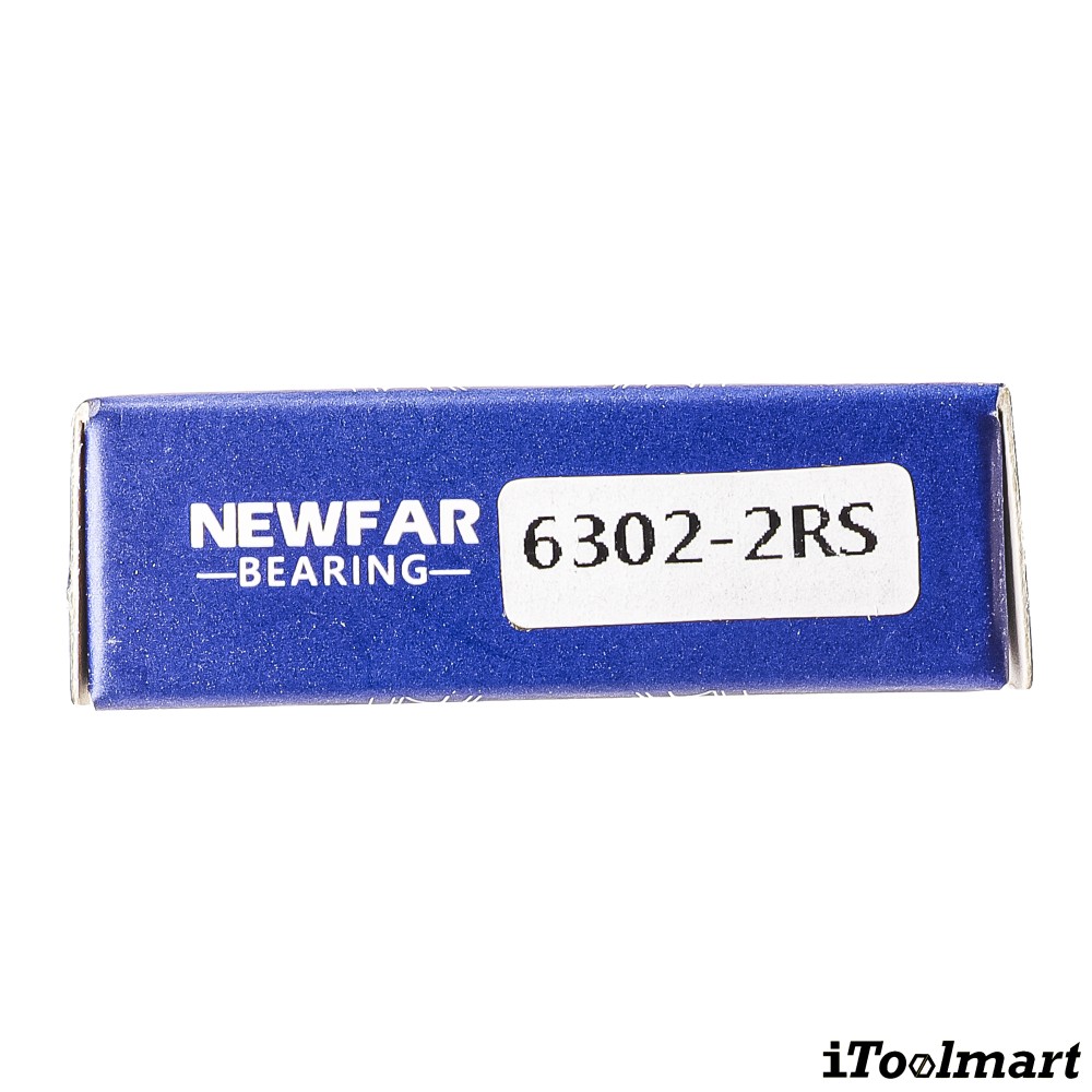 ลูกปืน Newfar 6302 2RS ฝายางปิด 2 ข้าง ความแม่นยำ P0  Abec 1 