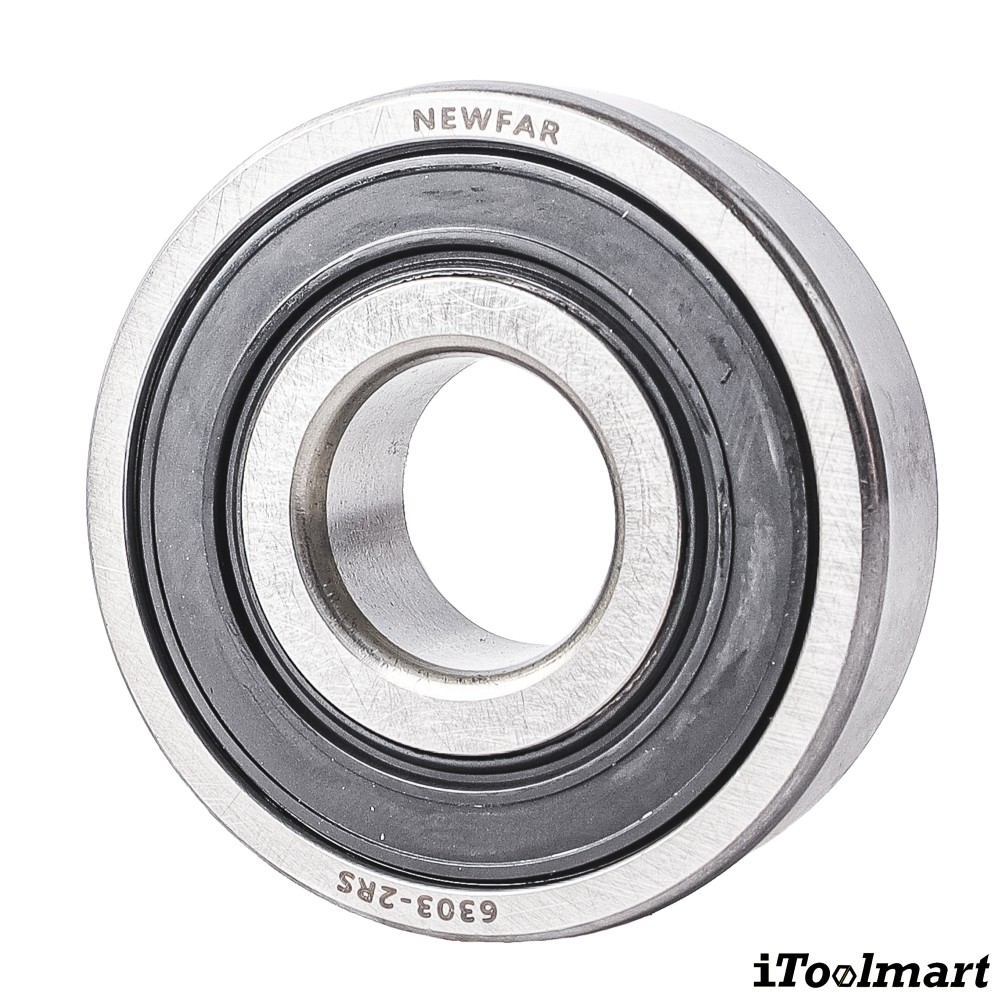 ลูกปืน Newfar 6303 2RS ฝายางปิด 2 ข้าง ความแม่นยำ P0  Abec 1 