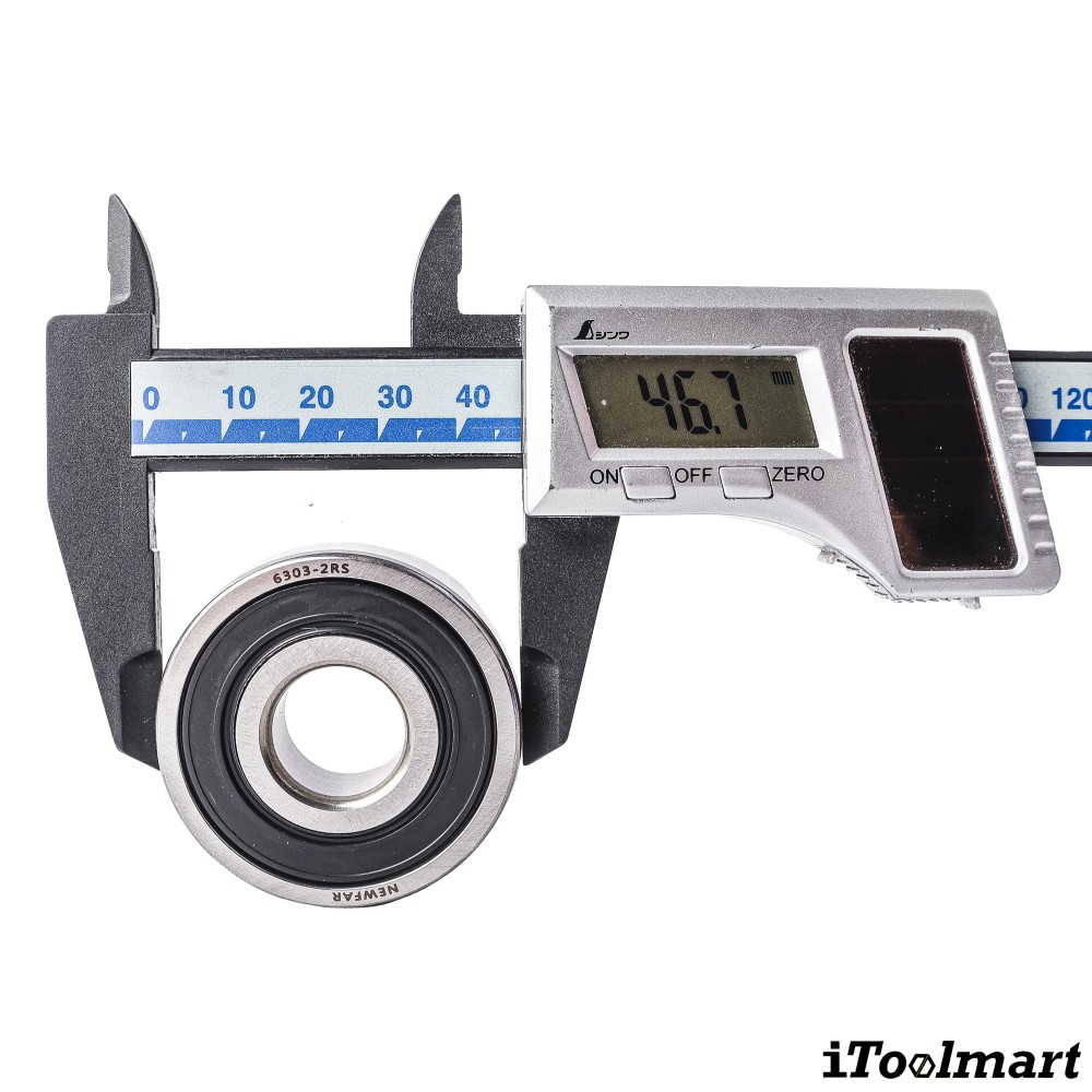 ลูกปืน Newfar 6303 2RS ฝายางปิด 2 ข้าง ความแม่นยำ P0  Abec 1 