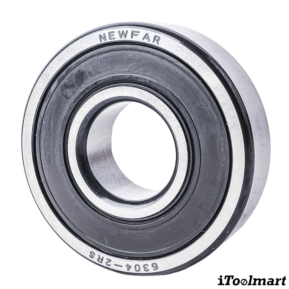 ลูกปืน Newfar 6304 2RS ฝายางปิด 2 ข้าง ความแม่นยำ P0  Abec 1 