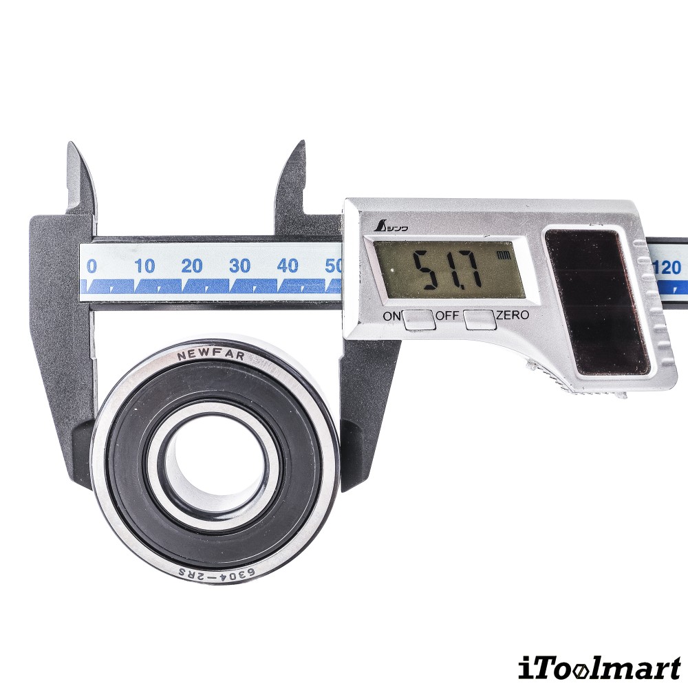 ลูกปืน Newfar 6304 2RS ฝายางปิด 2 ข้าง ความแม่นยำ P0  Abec 1 