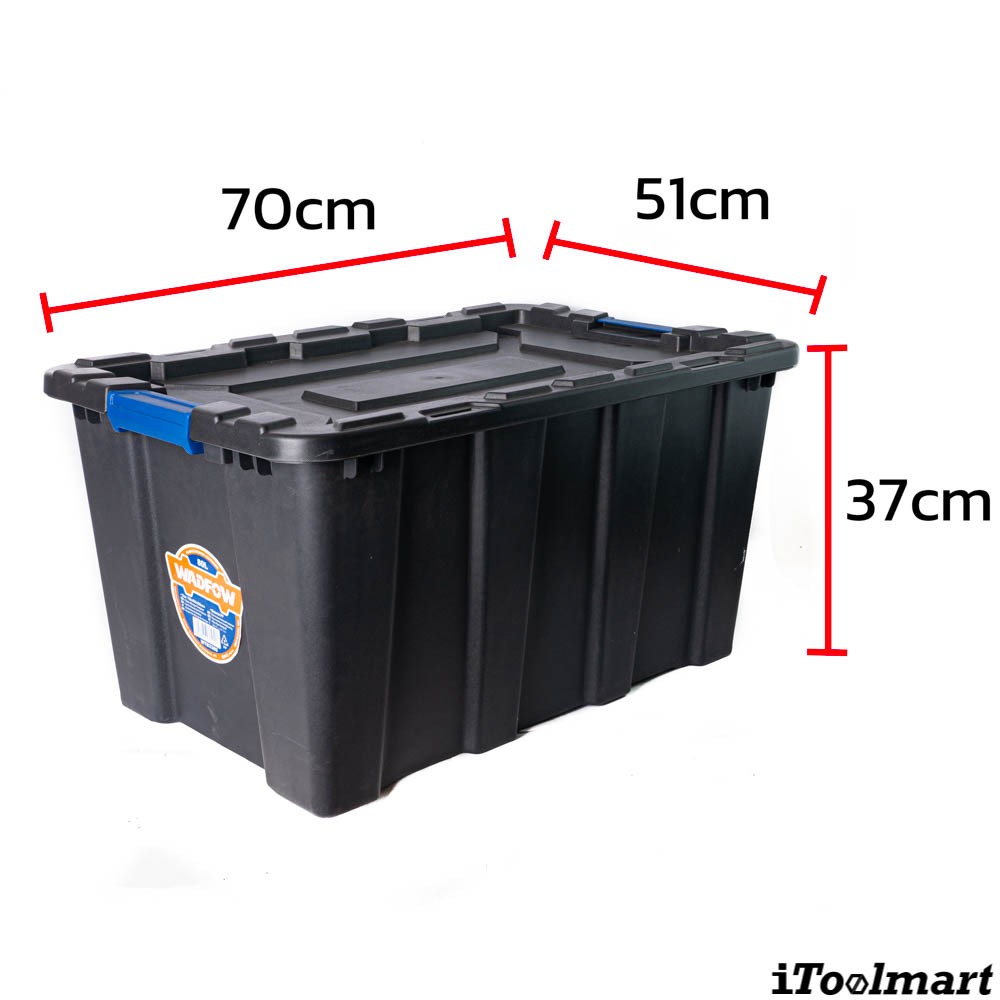 กล่องเก็บของ กล่องพลาสติก WADFOW WTB3380 ความจุ 80 ลิตร 