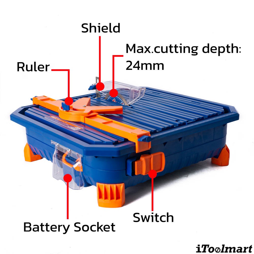 เครื่องตัดกระเบื้องไร้สาย WADFOW WXVH501 20V 