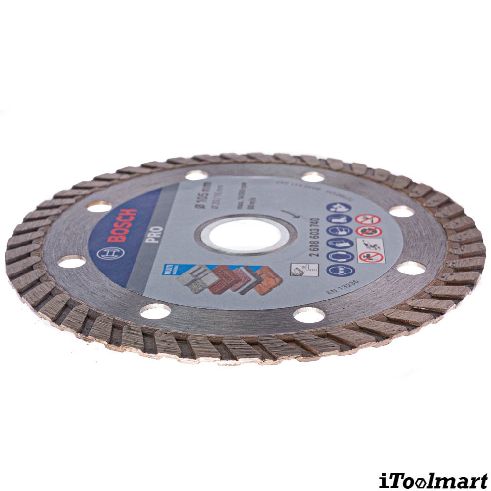 ใบตัดเพชรเทอร์โบ BOSCH Universal ขนาด 4 นิ้ว  105MM  