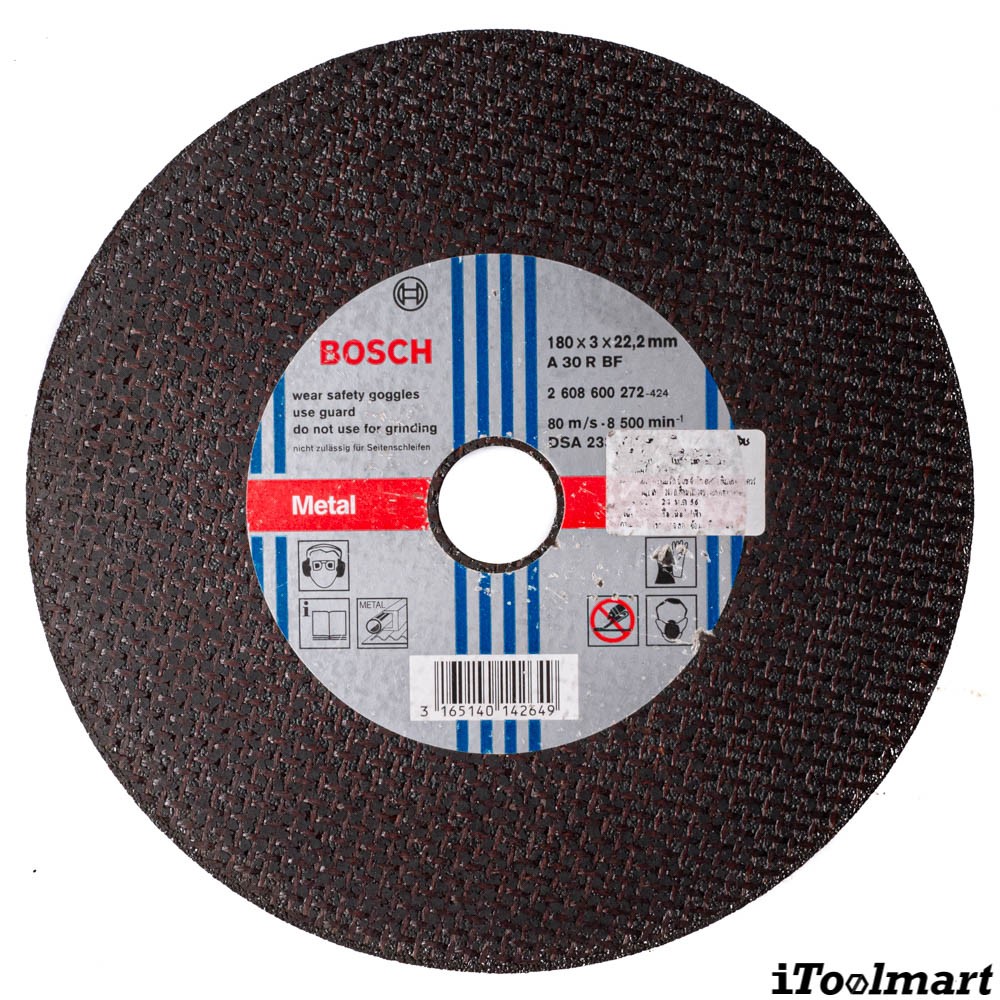 ใบตัดเหล็ก BOSCH ขนาด 7 นิ้ว หนา 3 มิล A 30 R BF