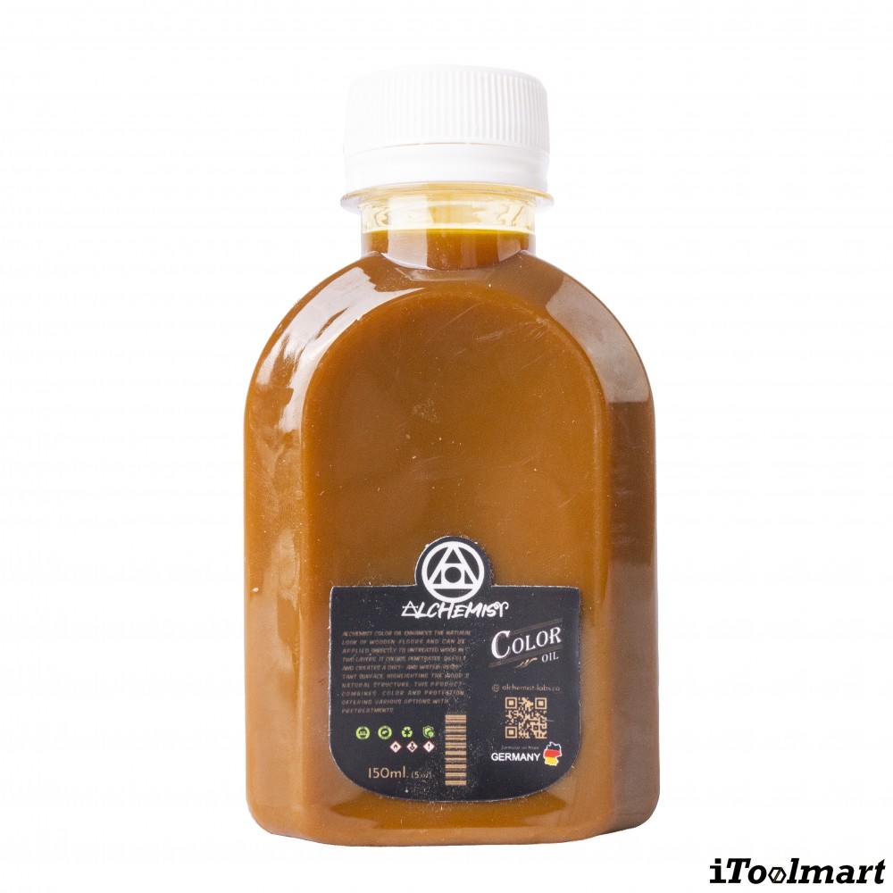 น้ำยารักษาเนื้อไม้ ALCHEMIST Rush Gold สี เหลืองทอง ขนาด 150 ML 