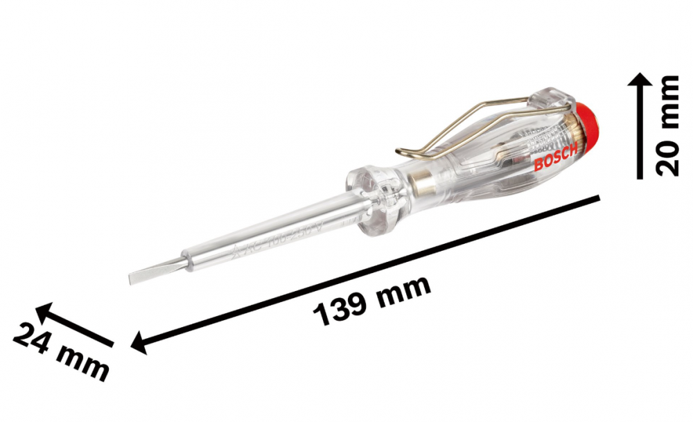 ไขควงลองไฟ Bosch 1600A02ND8 VT SL 3 Professional