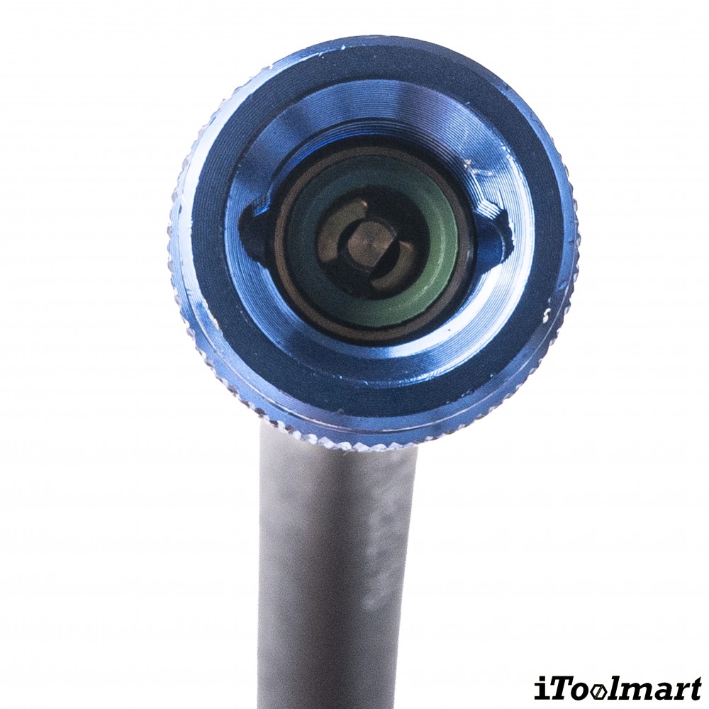 สายชาร์จน้ำยาแอร์ แบบมีบอลวาล์ว TASCO BLACK TB120SM HBV ความยาว 150 ซม  สำหรับน้ำยา R12  R22  R134a