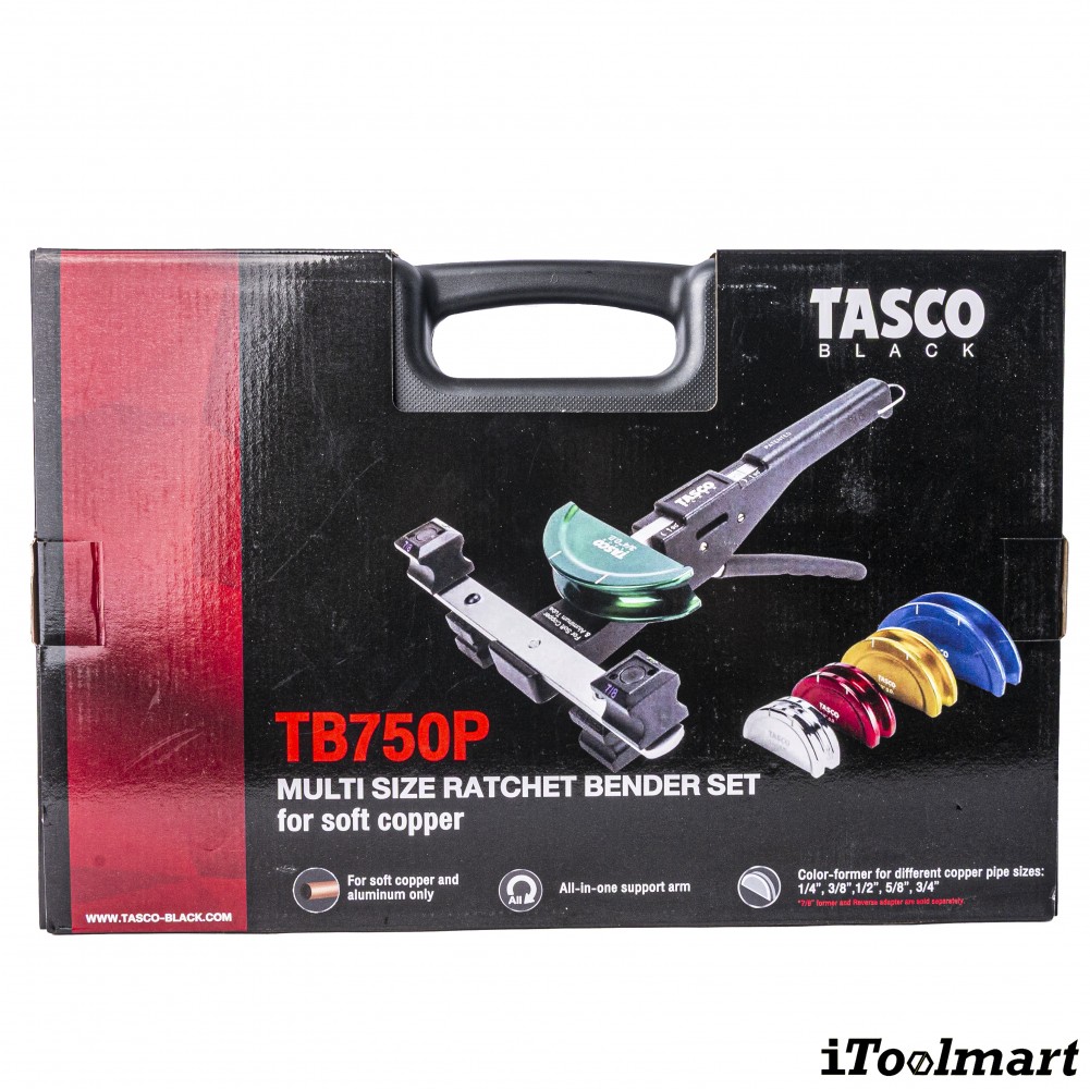 ชุดเบนเดอร์ดัดท่อทองแดง TASCO BLACK TB750P ขนาด 1 4  3 8  1 2  5 8  3 4 นิ้ว