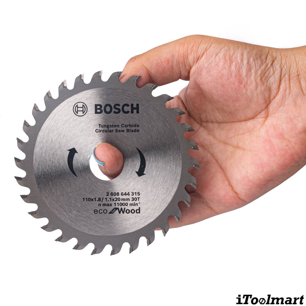 ใบเลื่อยวงเดือน ตัดไม้  BOSCH ขนาด 4 นิ้ว 30 ฟัน รุ่น Eco