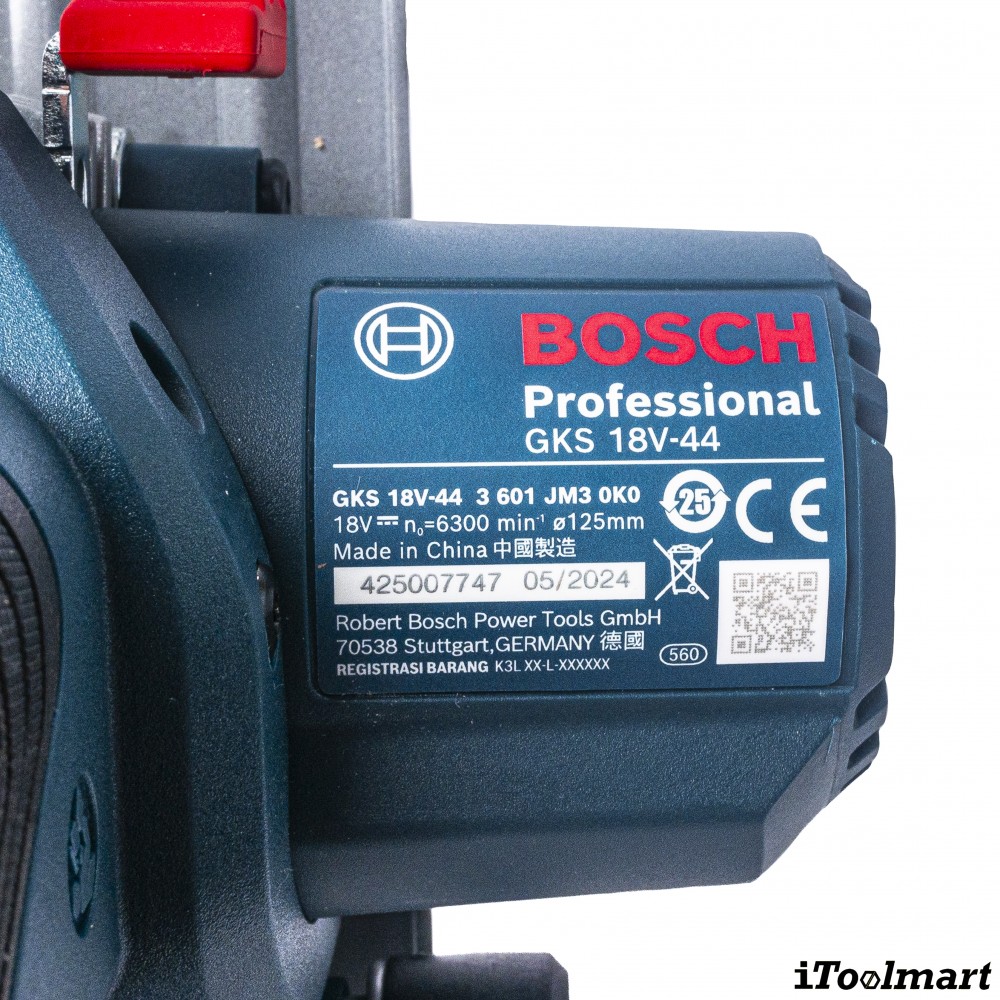เลื่อยวงเดือนไร้สาย BOSCH GKS 18V 44 Professional  ตัวเปล่า 