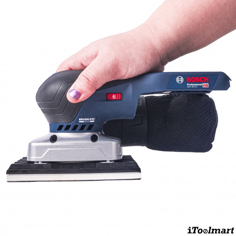 เครื่องขัดกระดาษทรายแบบสั่น BOSCH GSS 18V 13 Professional 06019L0101  ตัวเปล่า 