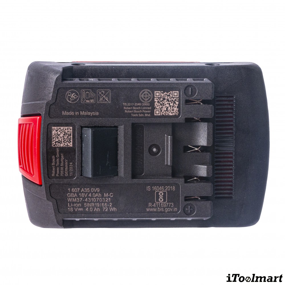 บล็อกกระแทกไร้สาย BOSCH GDS 18V 350 ขนาด 1 2 นิ้ว แรงบิด 350 นิวตันเมตร