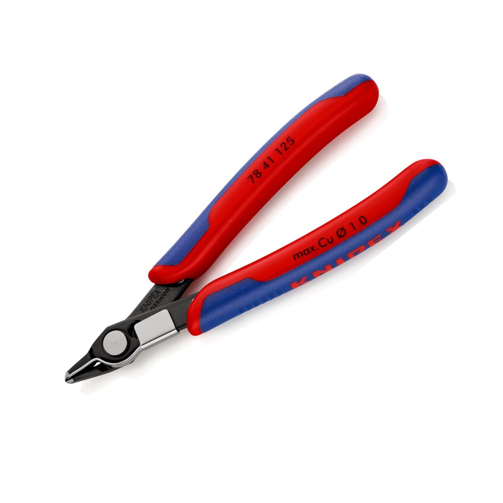 คีมตัด KNIPEX 78 41 125 สำหรับงานอิเล็กทรอนิกส์ ขนาด 125 มม 