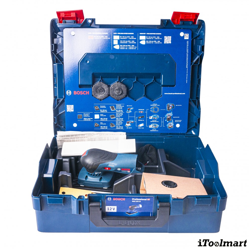 เครื่องขัดกระดาษทรายแบบสั่น BOSCH GSS 12V 13 Professional 06019L0001  ตัวเปล่า 