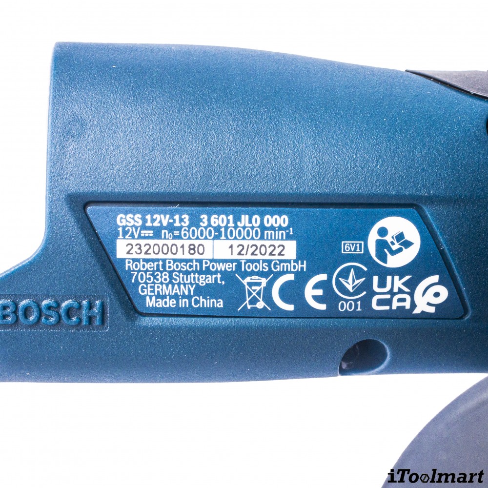 เครื่องขัดกระดาษทรายแบบสั่น BOSCH GSS 12V 13 Professional 06019L0001  ตัวเปล่า 