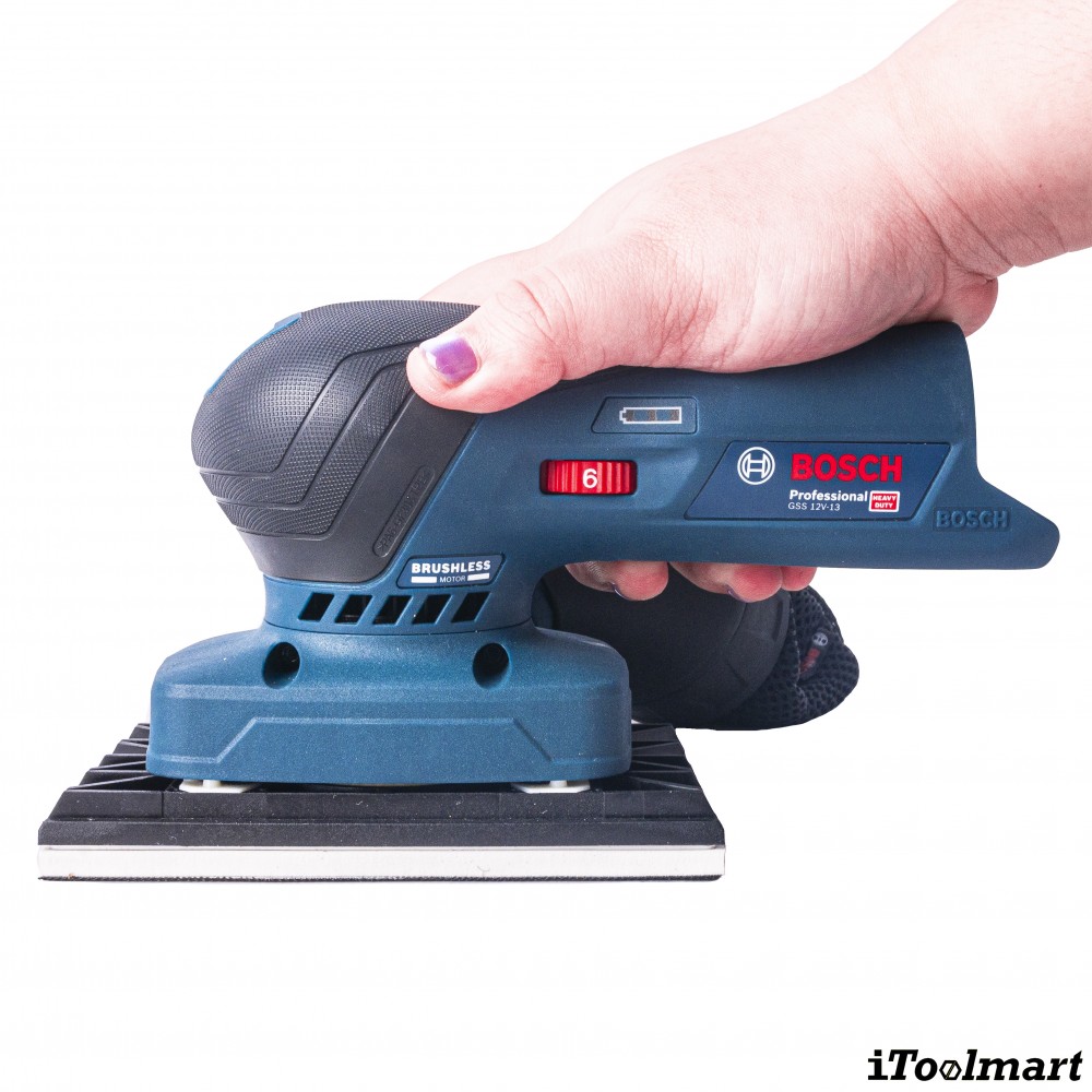 เครื่องขัดกระดาษทรายแบบสั่น BOSCH GSS 12V 13 Professional 06019L0001  ตัวเปล่า 