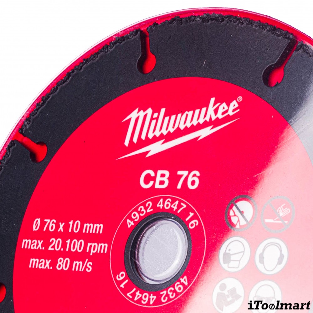 ใบตัดคาร์ไบท์ Milwaukee 4932 4647 16 ขนาด 3 นิ้ว