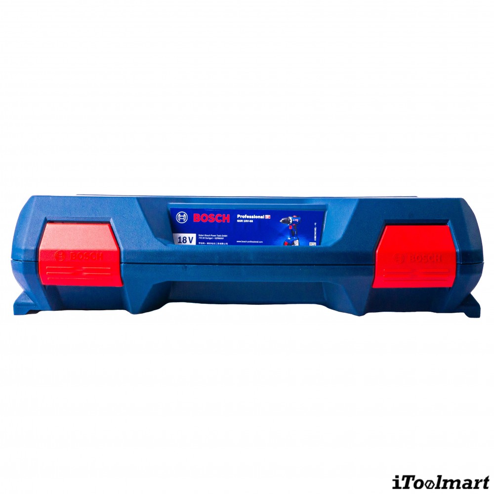สว่านไร้สาย BOSCH GSR 18V 65 Professional พร้อมแบตเตอรี่และแท่นชาร์จ