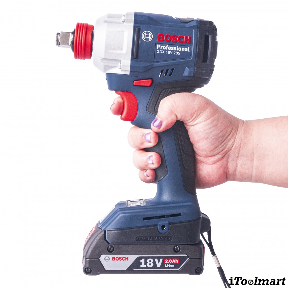 บล็อกกระแทกไร้สาย BOSCH GDX 18V 285 18V 