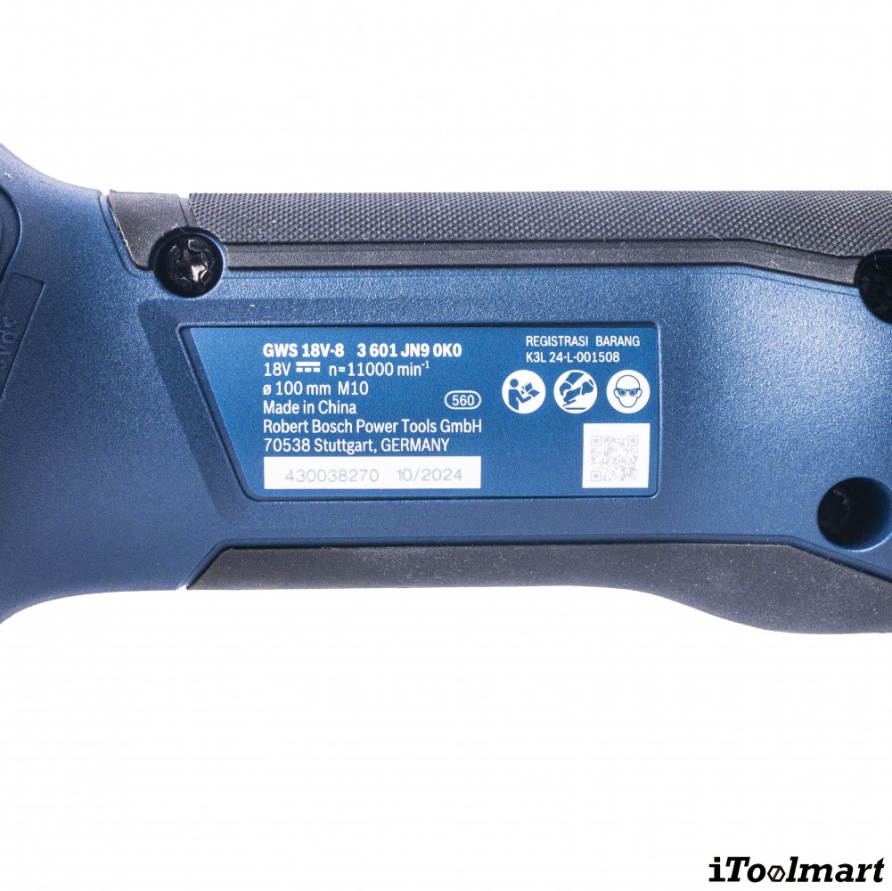 เครื่องเจียรไร้สาย BOSCH GWS 18V 8 Professional