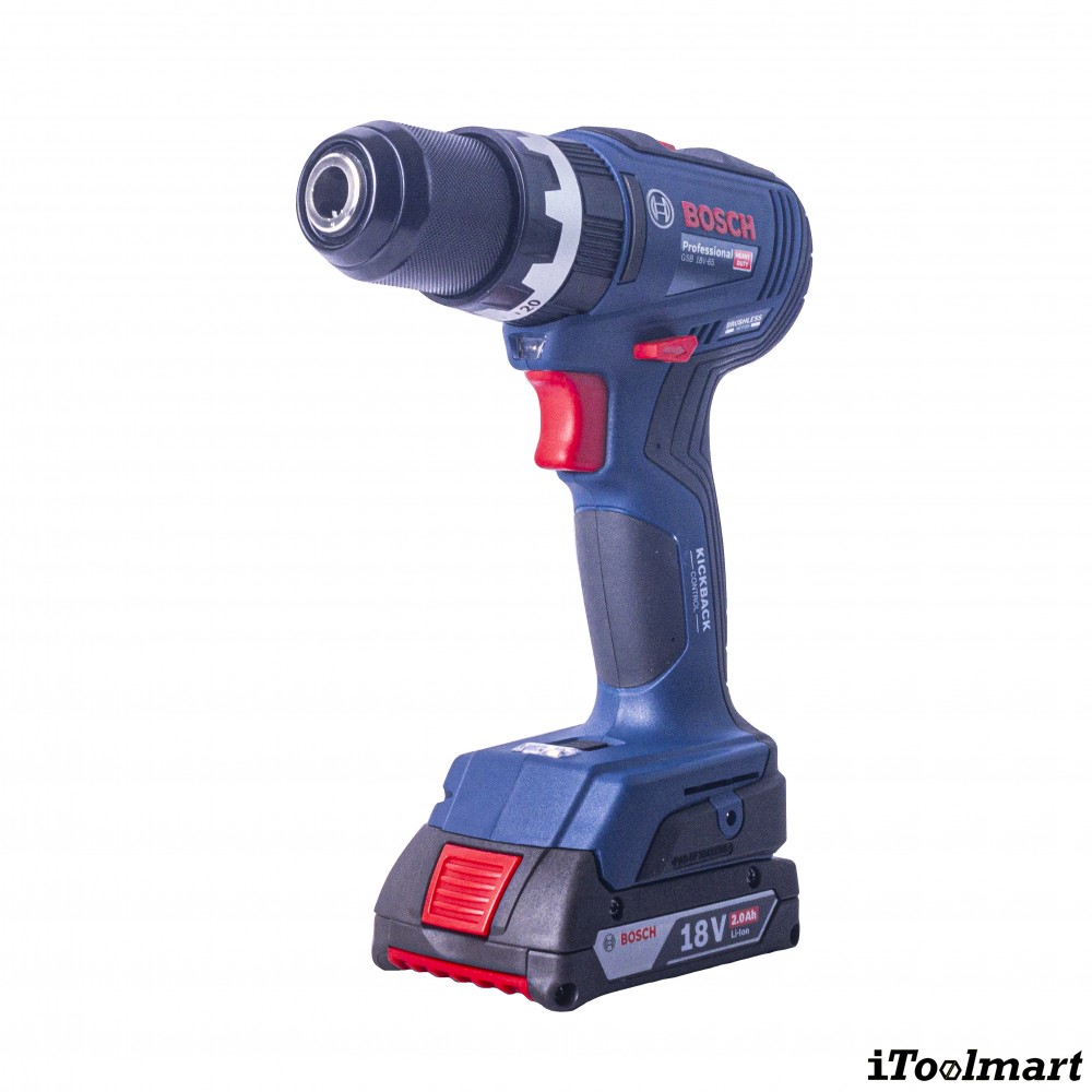 สว่านกระแทกไร้สาย BOSCH GSB 18V 65 Professional